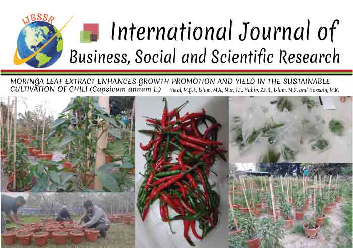 MORINGA LEAF EXTRACT ENHANCES GROWTH PROMOTION AND YIELD IN THE SUSTAINABLE CULTIVATION OF CHILI (Capsicum annum L.)