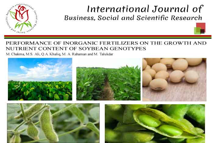 PERFORMANCE OF INORGANIC FERTILIZERS ON THE GROWTH AND NUTRIENT CONTENT OF SOYBEAN GENOTYPES