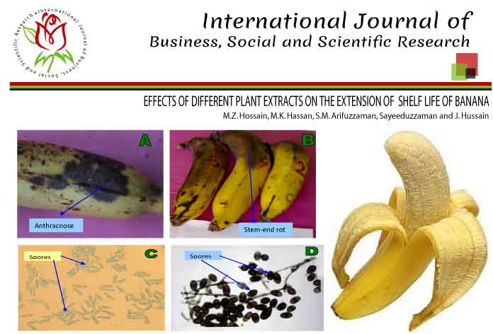 EFFECTS OF DIFFERENT PLANT EXTRACTS ON THE EXTENSION OF SHELF LIFE OF BANANA