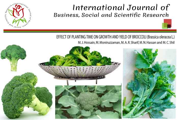 EFFECT OF PLANTING TIME ON GROWTH AND YIELD OF BROCCOLI (Brassica oleracea L.)