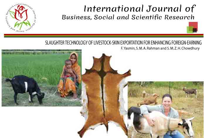 SLAUGHTER TECHNOLOGY OF LIVESTOCK-SKIN EXPORTATION FOR ENHANCING FOREIGN-EARNING