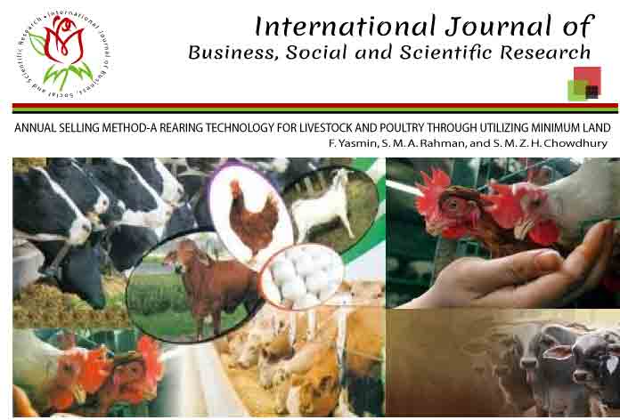 ANNUAL SELLING METHOD-A REARING TECHNOLOGY FOR LIVESTOCK AND POULTRY THROUGH UTILIZING MINIMUM LAND