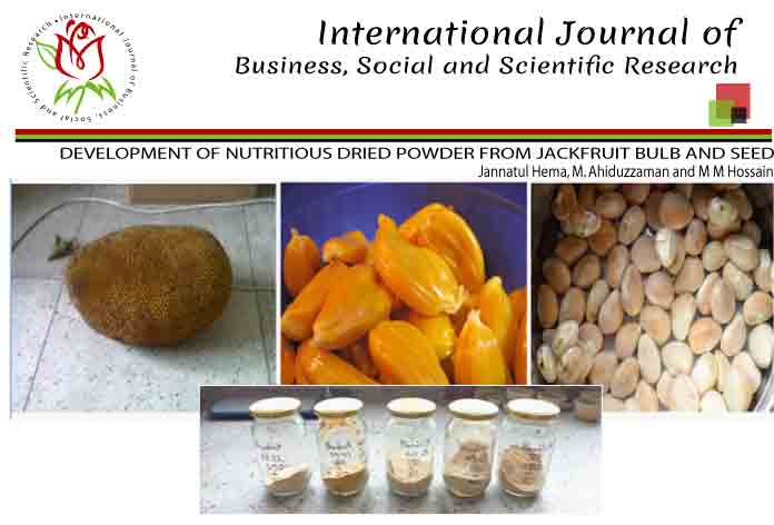 DEVELOPMENT OF NUTRITIOUS DRIED POWDER FROM JACKFRUIT BULB AND SEED