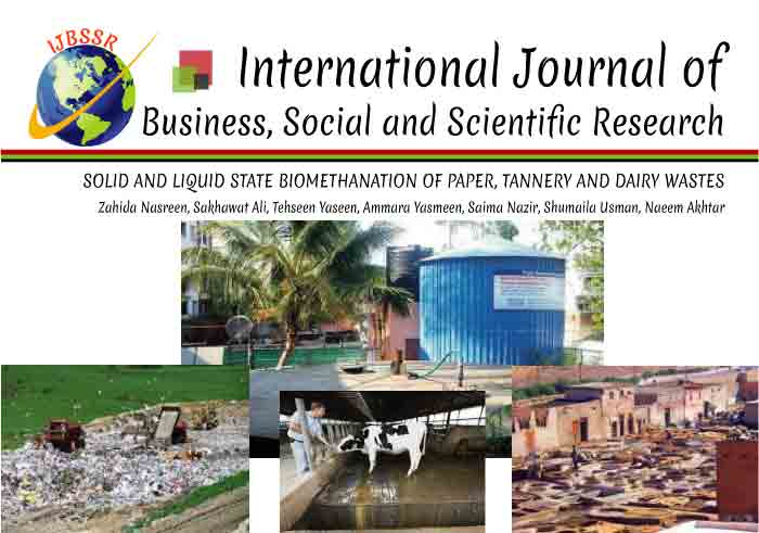 SOLID AND LIQUID STATE BIOMETHANATION OF PAPER, TANNERY AND DAIRY WASTES