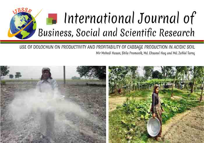 USE OF DOLOCHUN ON PRODUCTIVITY AND PROFITABILITY OF CABBAGE PRODUCTION IN ACIDIC SOIL