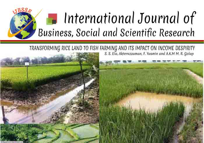 TRANSFORMING RICE LAND TO FISH FARMING AND ITS IMPACT ON INCOME DESPIRITY