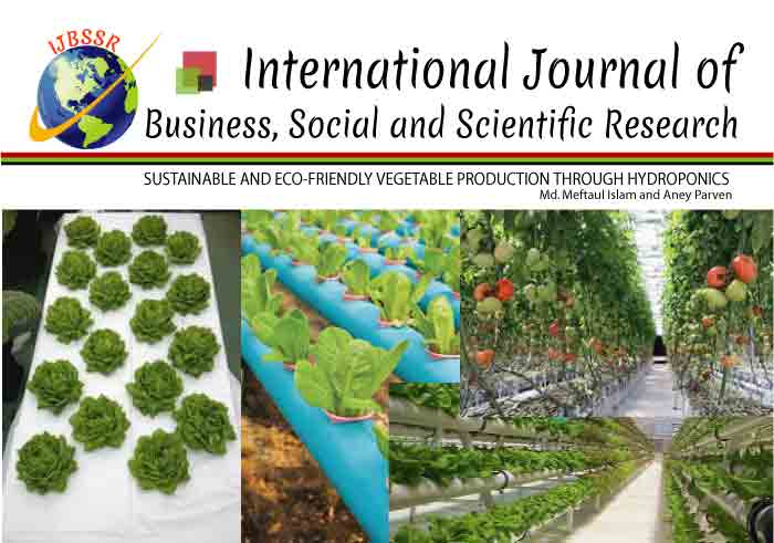SUSTAINABLE AND ECO-FRIENDLY VEGETABLE PRODUCTION THROUGH HYDROPONICS