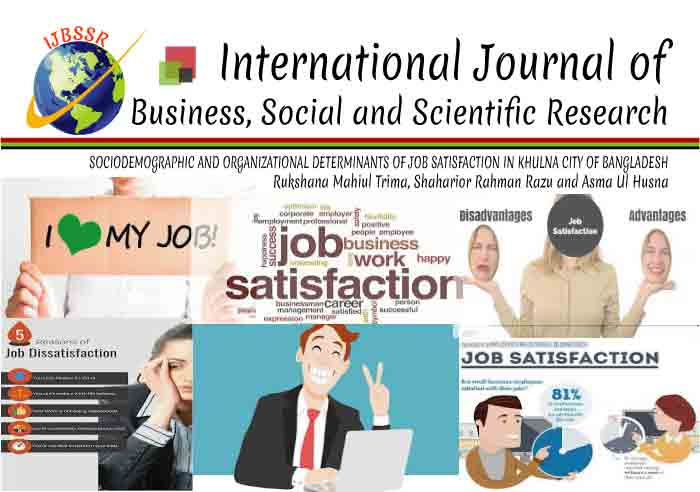 SOCIODEMOGRAPHIC AND ORGANIZATIONAL DETERMINANTS OF JOB SATISFACTION IN KHULNA CITY OF BANGLADESH