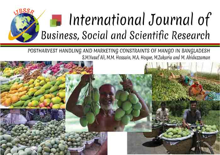 POSTHARVEST HANDLING AND MARKETING CONSTRAINTS OF MANGO IN BANGLADESH