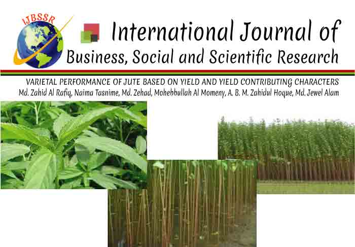 VARIETAL PERFORMANCE OF JUTE BASED ON YIELD AND YIELD CONTRIBUTING CHARACTERS