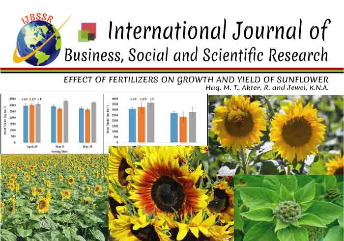 EFFECT OF FERTILIZERS ON GROWTH AND YIELD OF SUNFLOWER