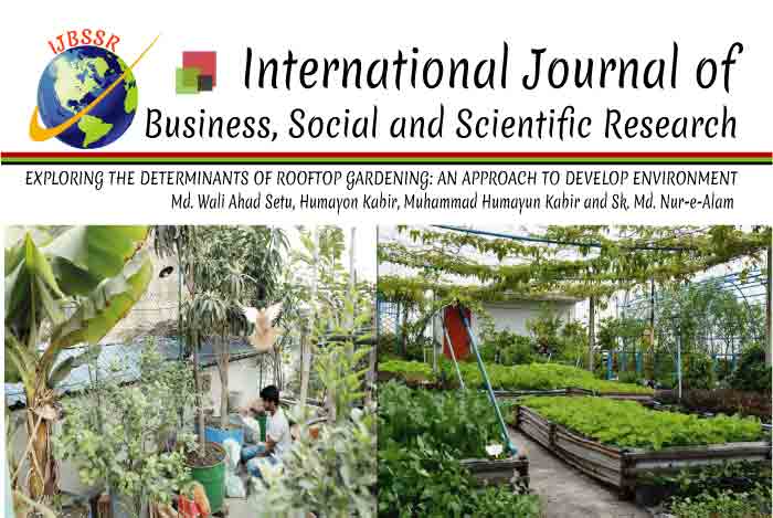 EXPLORING THE DETERMINANTS OF ROOFTOP GARDENING: AN APPROACH TO DEVELOP ENVIRONMENT