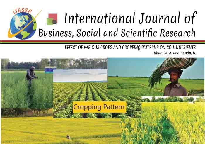 EFFECT OF VARIOUS CROPS AND CROPPING PATTERNS ON SOIL NUTRIENTS