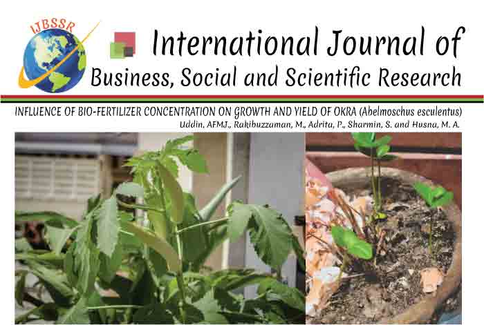 INFLUENCE OF BIO-FERTILIZER CONCENTRATION ON GROWTH AND YIELD OF OKRA (Abelmoschus esculentus)