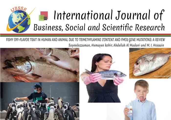 FISHY OFF-FLAVOR TRAIT IN HUMAN AND ANIMAL DUE TO TRIMETHYLAMINE CONTENT AND FMO3 GENE MUTATIONS: A REVIEW