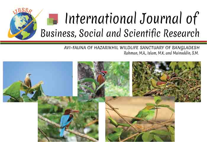 AVI-FAUNA OF HAZARIKHIL WILDLIFE SANCTUARY OF BANGLADESH