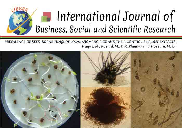 PREVALENCE OF SEED-BORNE FUNGI OF LOCAL AROMATIC RICE AND THEIR CONTROL BY PLANT EXTRACTS