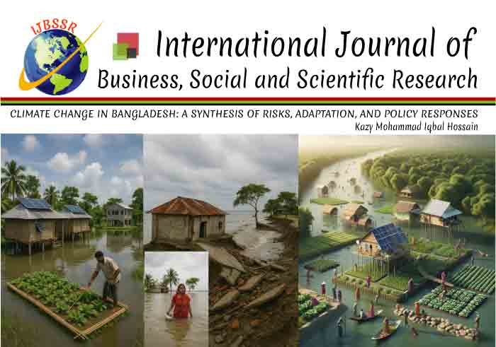 CLIMATE CHANGE IN BANGLADESH: A SYNTHESIS OF RISKS, ADAPTATION, AND POLICY RESPONSES