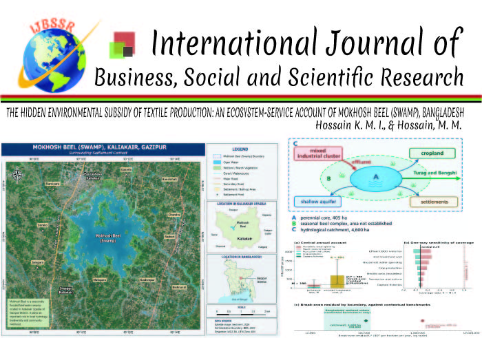 THE HIDDEN ENVIRONMENTAL SUBSIDY OF TEXTILE PRODUCTION: AN ECOSYSTEM-SERVICE ACCOUNT OF MOKHOSH BEEL (SWAMP), BANGLADESH